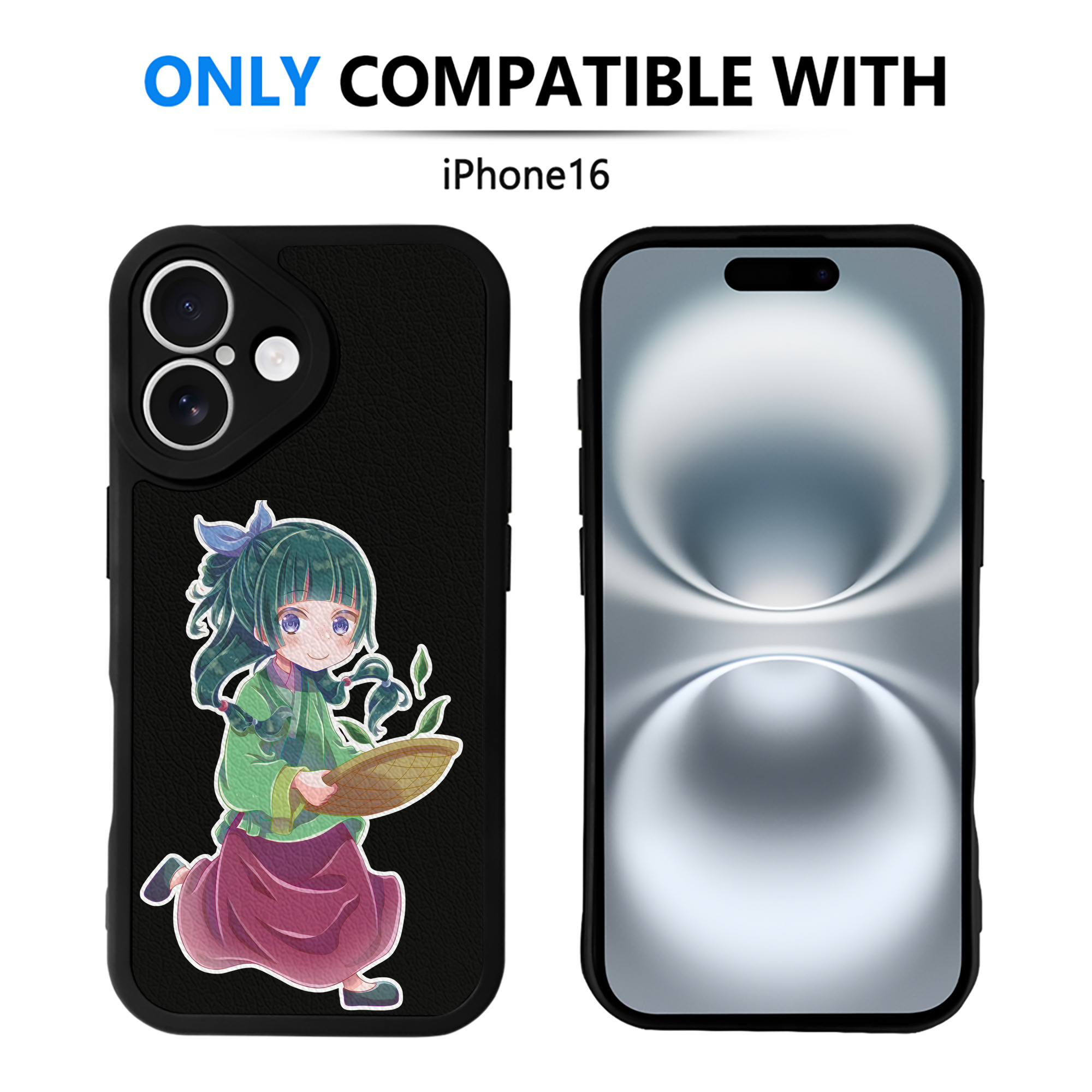 薬屋のひとりごと The Apothecary Diaries 【iPhone 16シリーズ対応】シリコンスマホケース（レザー調） 材質：シリコン